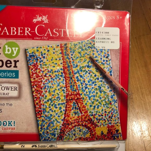Faber-Castell Paint by Number Museum Series The Eiffel Tower Georges Seurat - Picture 3 of 5